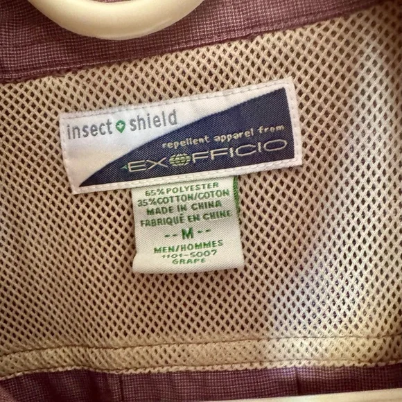 Exofficio Insect Shield Shirt in Purple - Picture 2 of 15